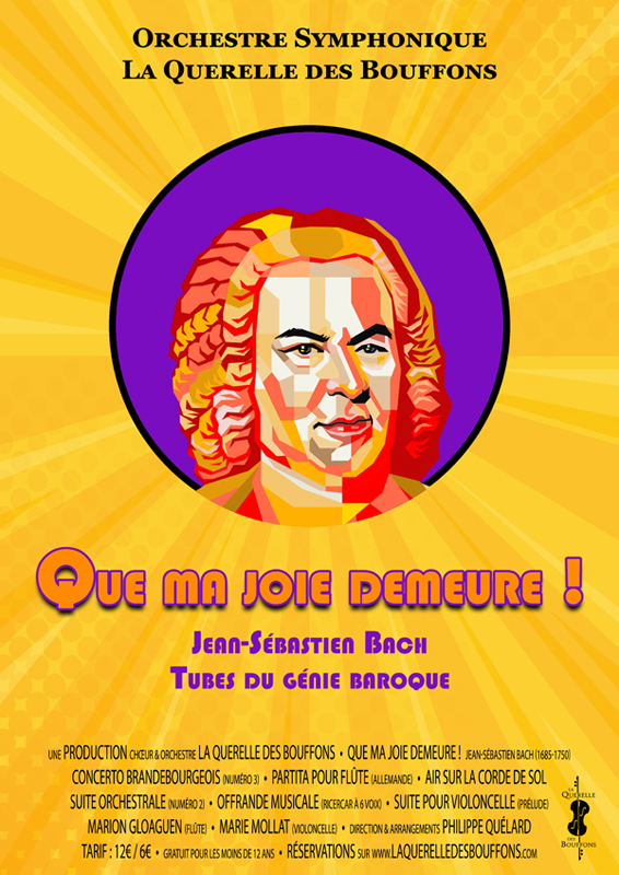 Affiche du programme JS Bach - Que ma joie demeure !