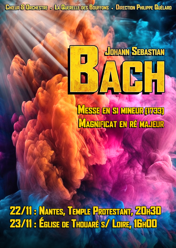 Affiche JS BACH