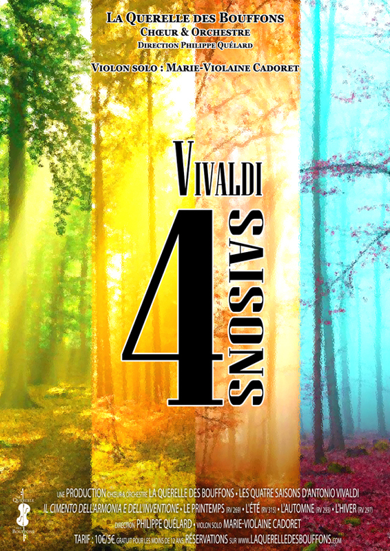 Affiche du programme Vivaldi, les 4 Saisons