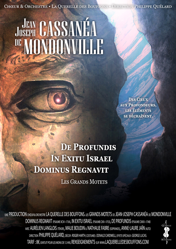 Affiche du programme Les Grands Motets, Jean-Joseph Cassanéa de Mondonville