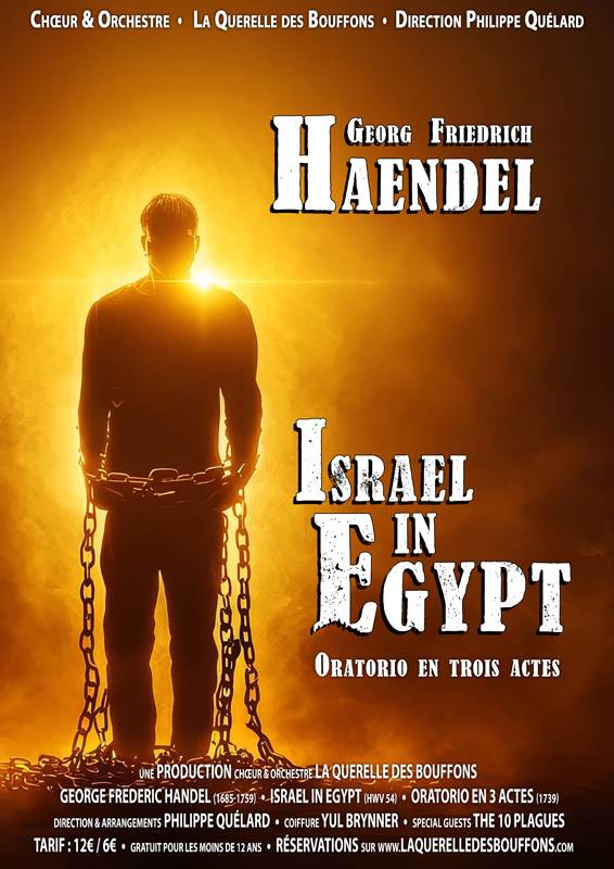 Affiche du programme Haendel - Israel in Egypt