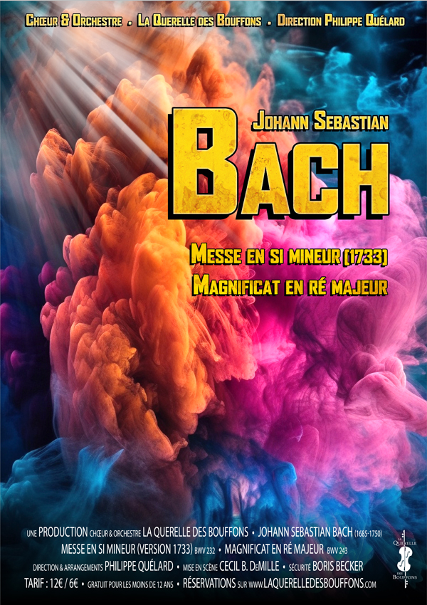 Affiche du programme JS Bach - Messe en si mineur (1733) - Magnificat