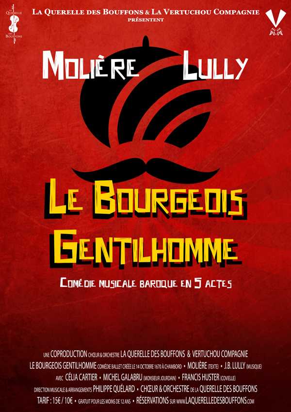 Affiche du programme Le Bourgeois Gentilhomme