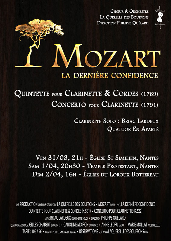 Mozart, la dernière confidence, affiche