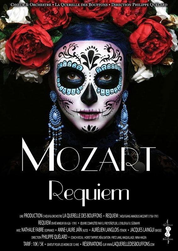 Affiche du programme Mozart, Requiem en rÃ© mineur