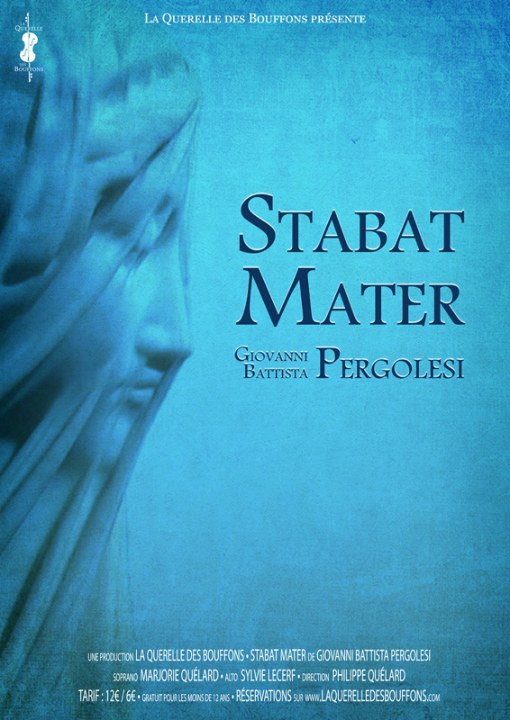 Affiche du programme Stabat Mater, Pergolese